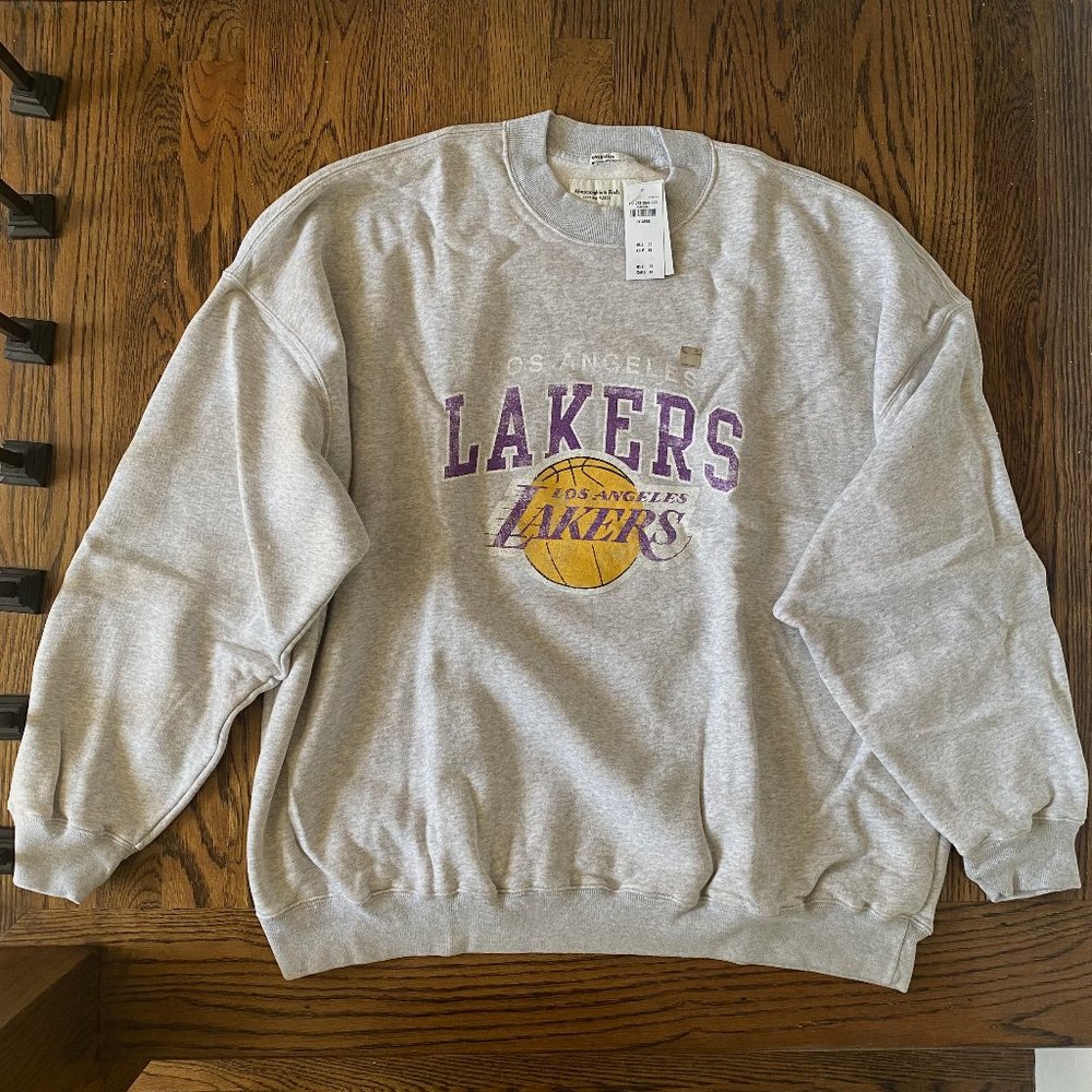 Abercrombie & Fitch Los Angeles Lakers Sweatshirt NWT XXL